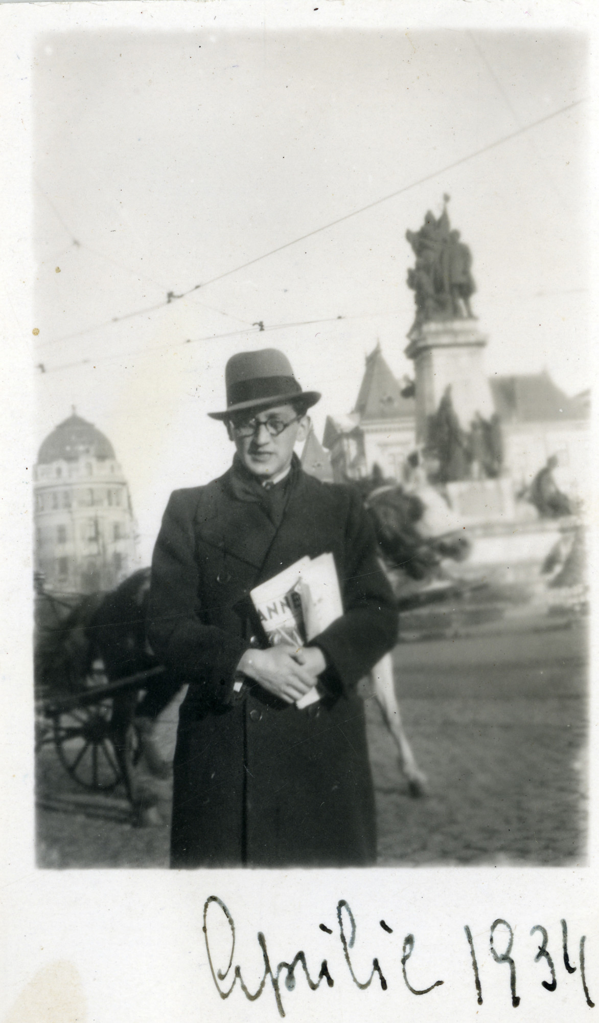 Portrait of Felix Gelehrter in Bucharest.