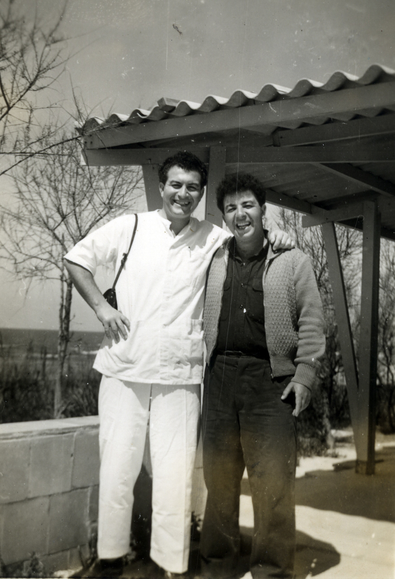 Avraham Ofek (right) and his older brother Meir meet for the first time since Avraham was adopted as a baby.

The reunion took place at the Donelo hospital where Meir was a physician.