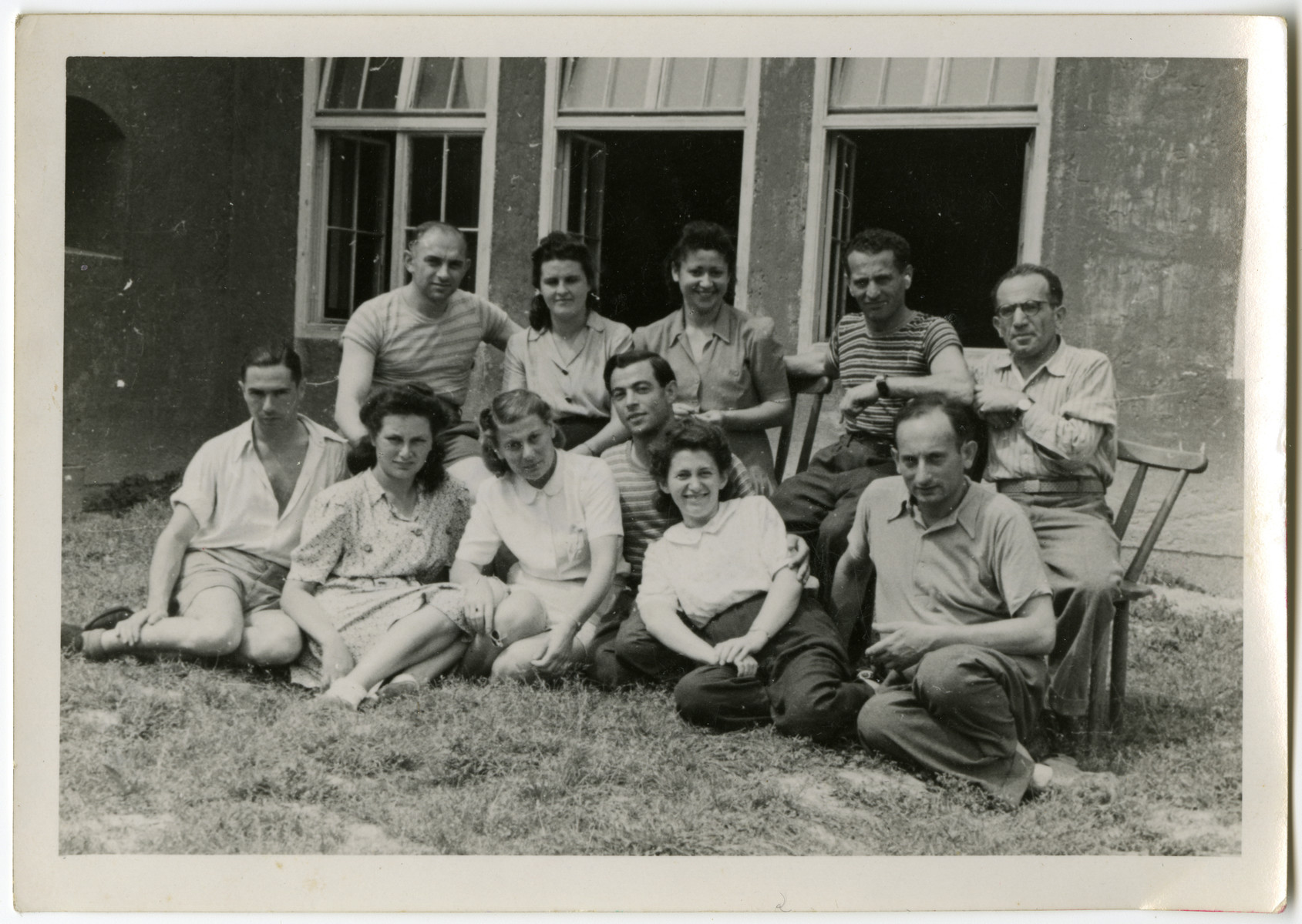 Group portrait of teachers at the Schlachtensee Hebrew school on a vacation outing.

Laura Kimmel is pictured in the center of the second row.