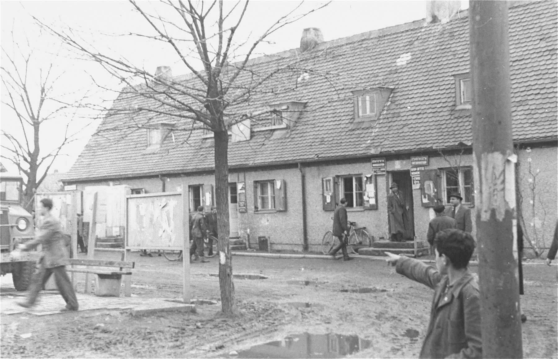 View at Neu Freimann displaced persons camp.