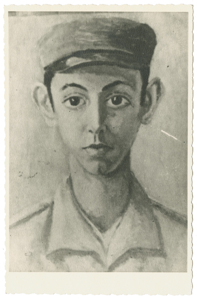 Portrait of Julian Feingold's younger brother.