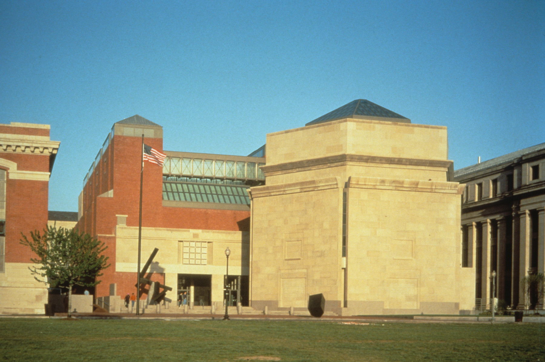 View of the U.S. Holocaust Memorial Museum from 15th Street.