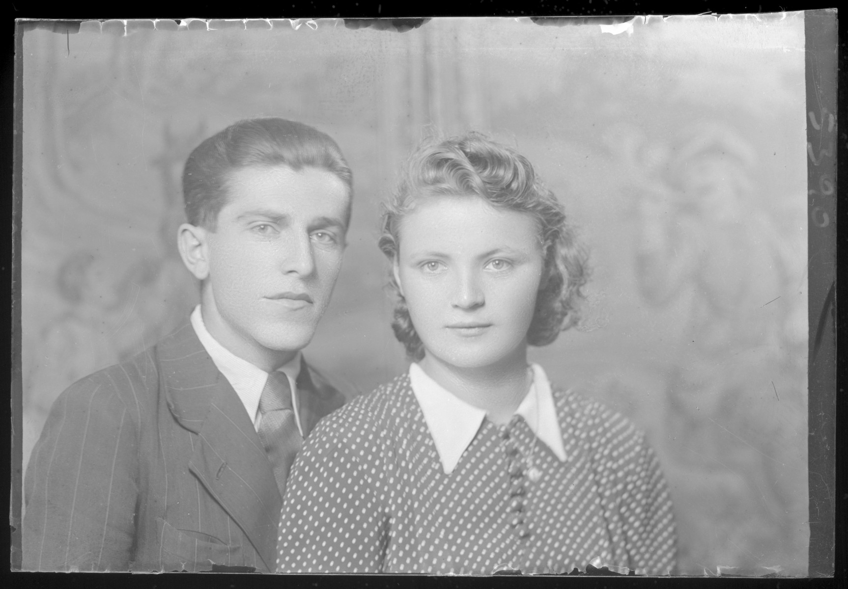 Studio portrait of Rudolf Feldman [and perhaps his wife].