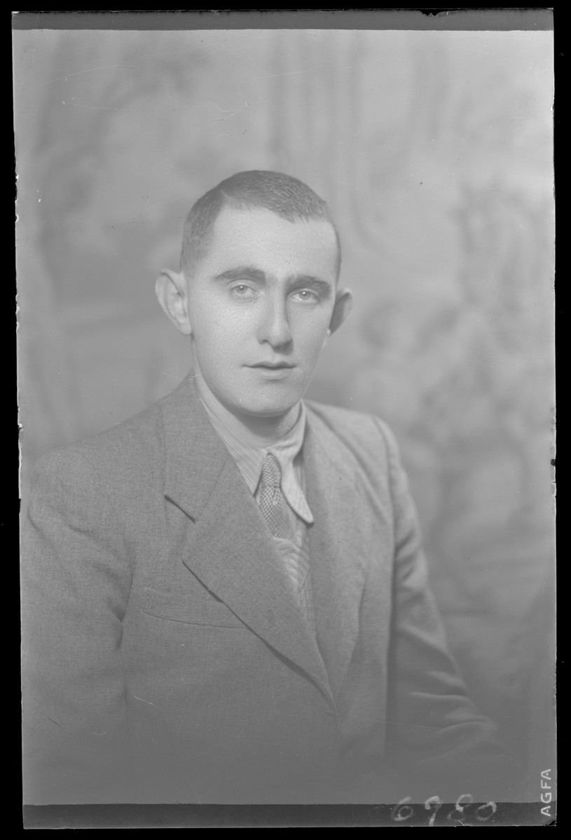 Studio portrait of Levi Farkas.