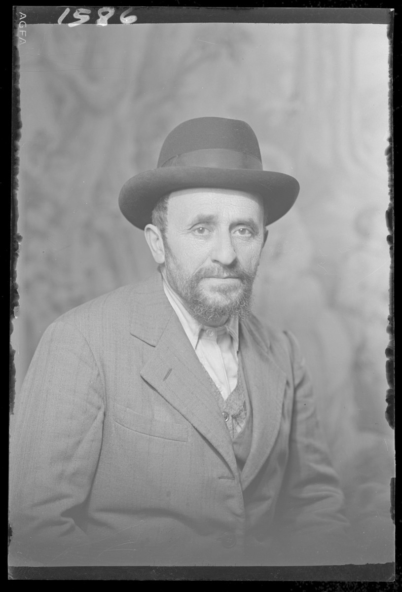 Studio portrait of Marton Ferenc.