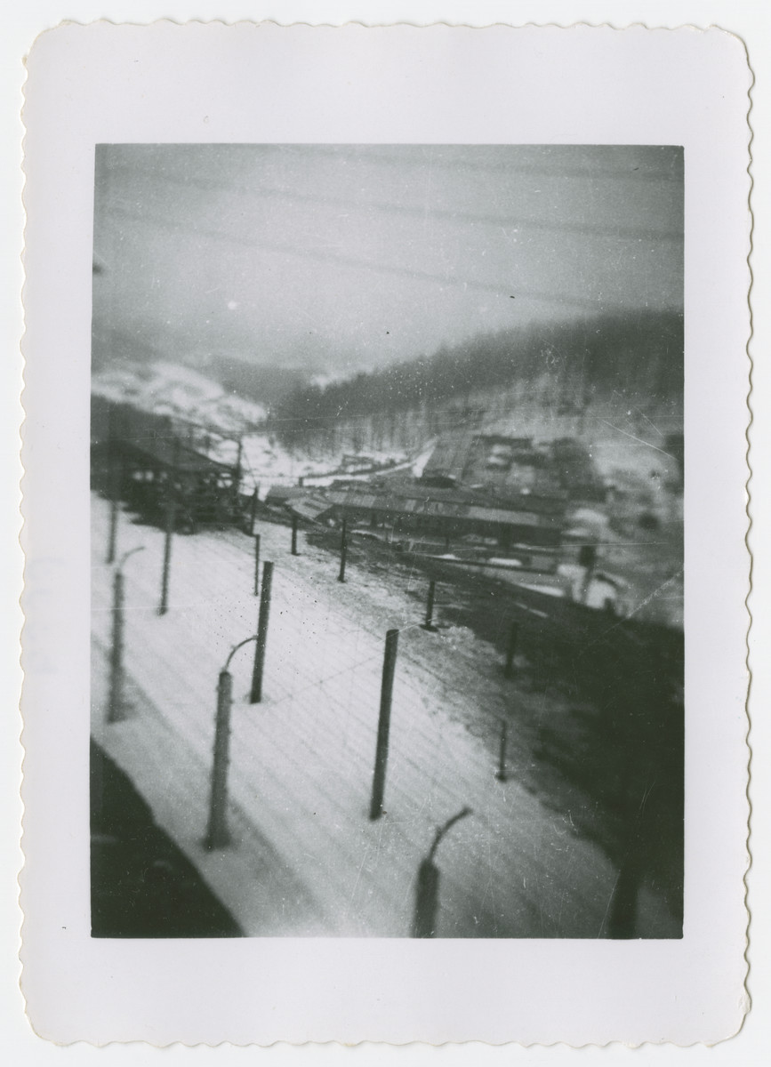 View of the Flossenbuerg concentration camp.