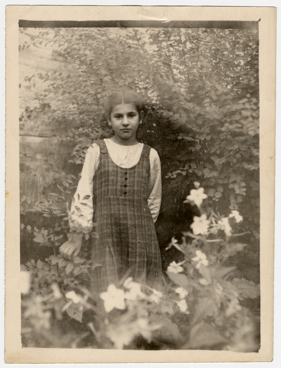 Postwar portrait of Fira Kaplan, a survivor of the Minsk ghetto.