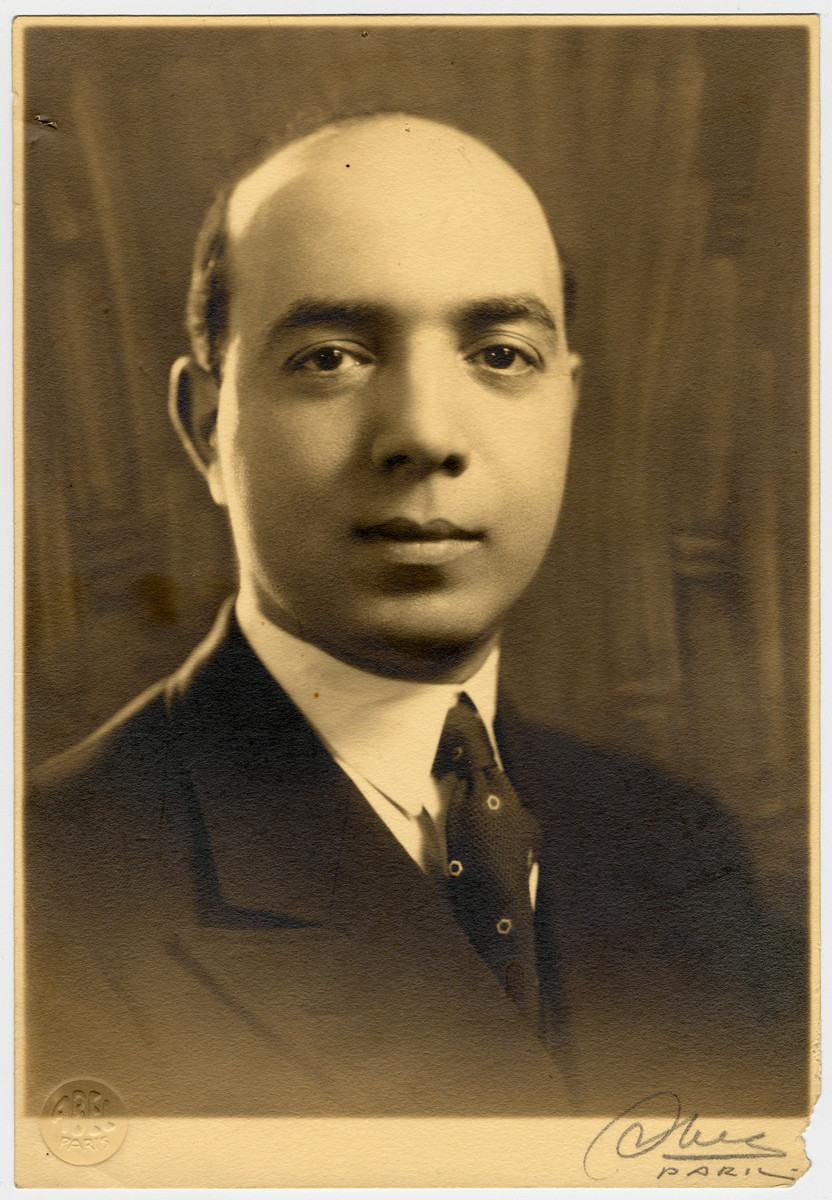 Studio portrait of Dr. Emile Fellous.