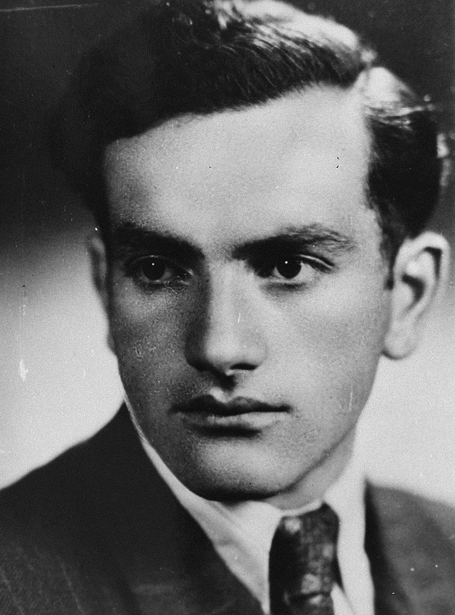 Portrait of Alter Henoch Faitelson, a participant in the Christmas 1943 escape from Fort IX.