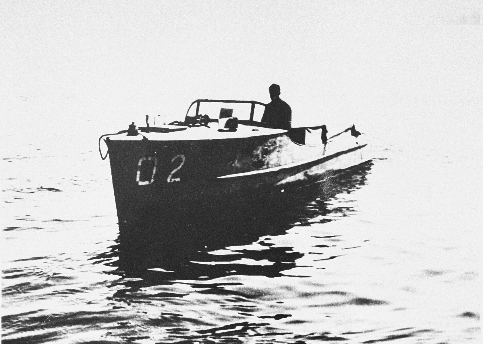 View of a Danish fishing boat that was used in the rescue of Jews during the occupation of Denmark.

Driven by Thormod Larsen, this boat is the one now on display in the permanent exhibition of the United States Holocaust Memorial Museum.