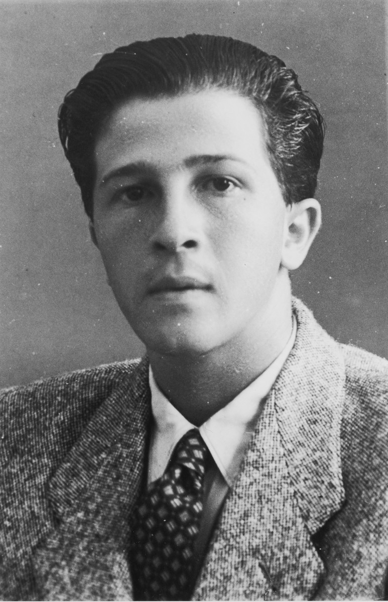 Portrait of Itzhak (Ike) Aronowitz, a Palestinian Jew, who was captain of the illegal immigrant ship Exodus 1947.