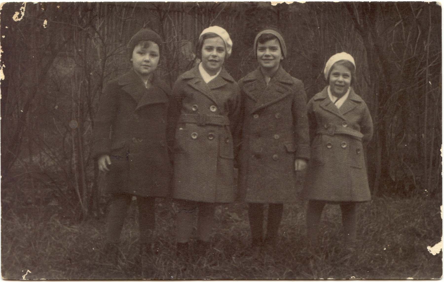 Portrait of four cousins who were on the St. Louis.

Pictured are Horst, Ruthild, Lutz and Sibyll Gruenthal.
