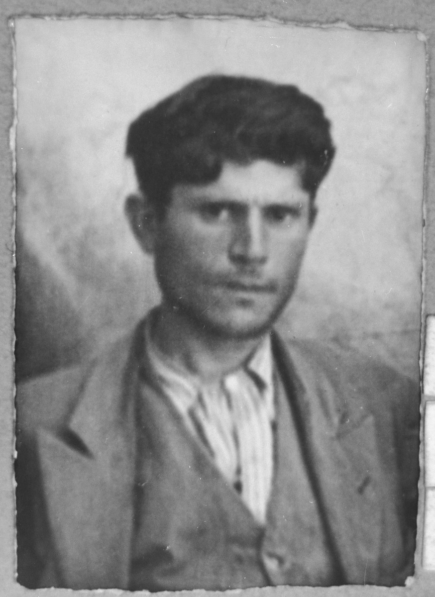 Portrait of Haim Sadik.  He lived at Drinska 20 in Bitola.