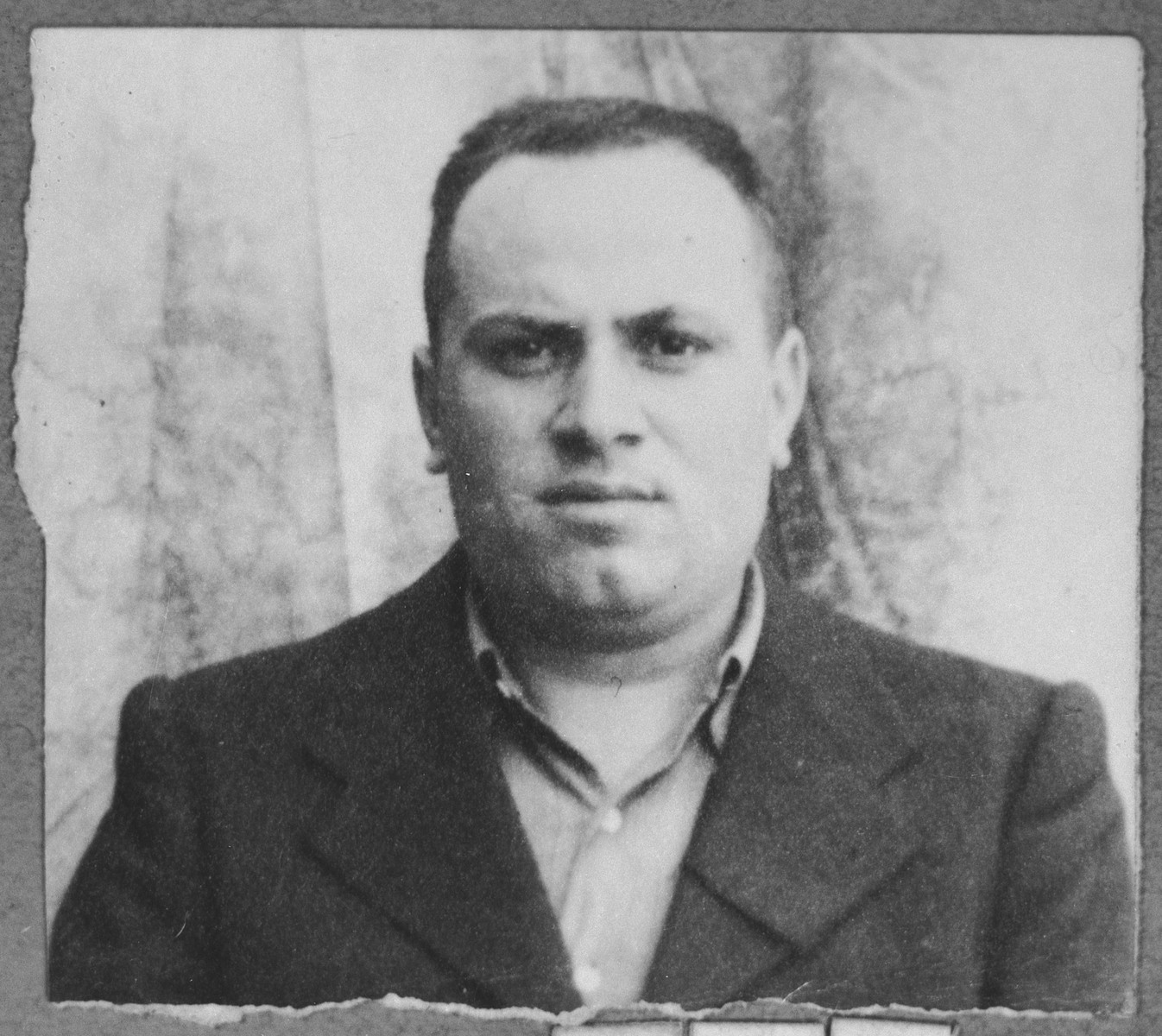 Portrait of Mordo (Mordechai) Russo, son of Isak Russo.  He lived at Ferizovatska 30 in Bitola.