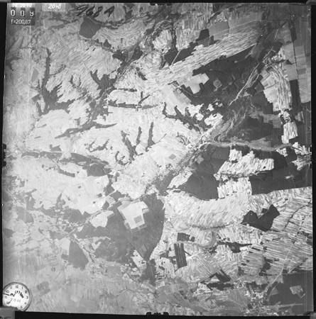 An aerial view of the Belzec area taken by the Luftwaffe during the war.