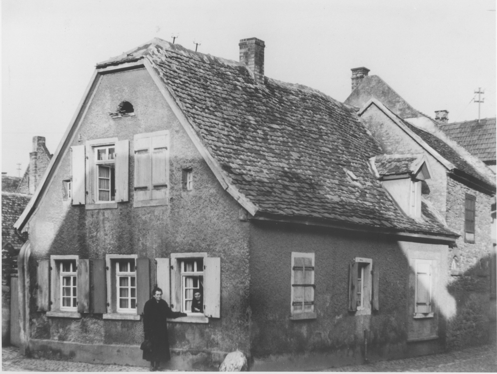 View of the Hellman family home in Guntersblum, Germany.