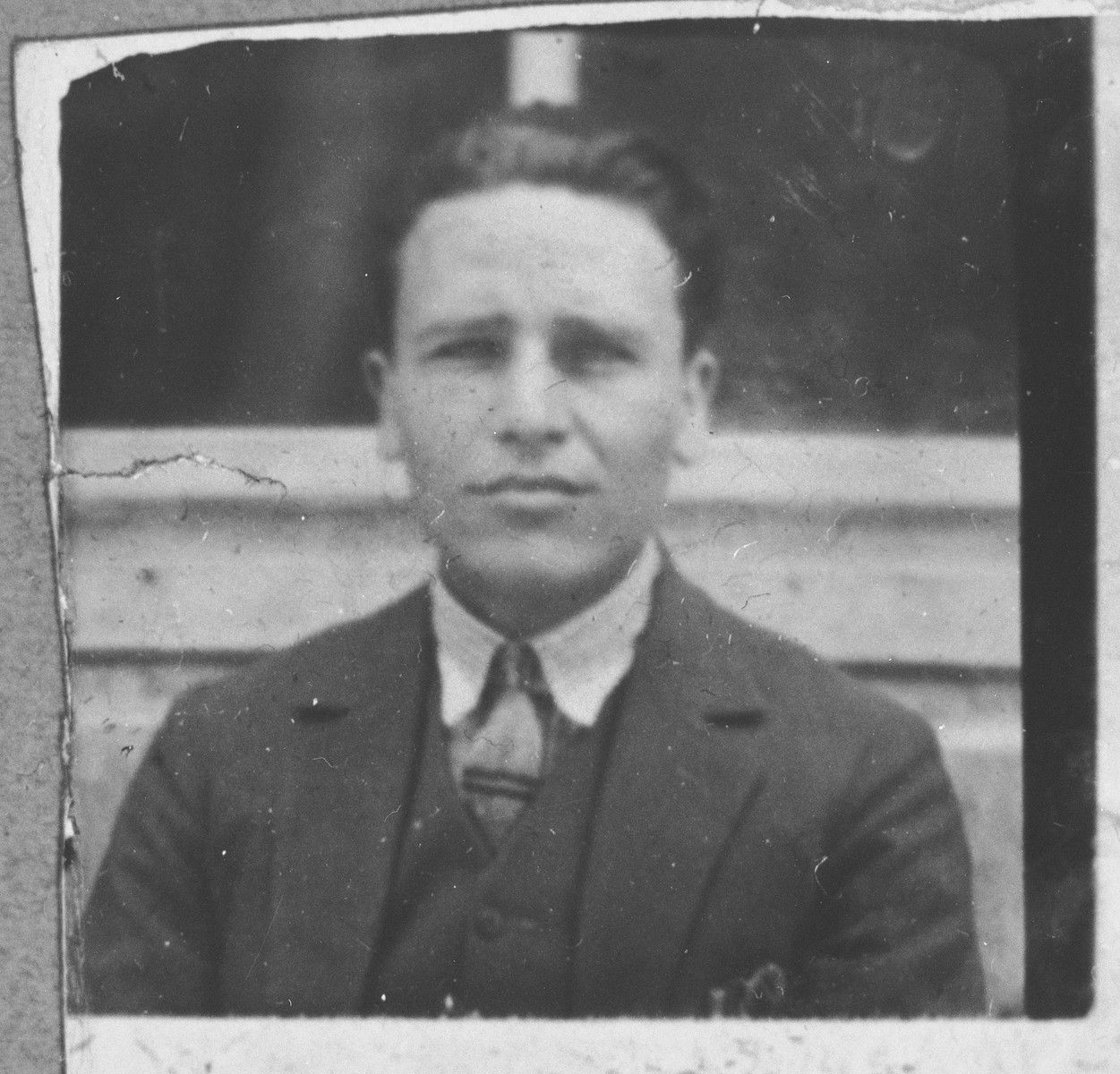 Portrait of David Kalderon.  He was a second-hand dealer.  He lived at Kosanchicheva 5 in Bitola.