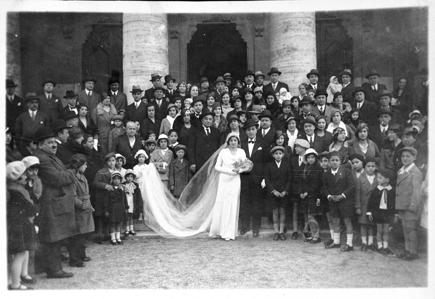 Wedding portrait of Aurelio Spagnoletto and Laura Caviglia.

Aurelio was deported to Germany on February 3, 1944.
