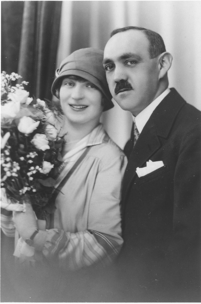 Portrait of Josef and Gertrude Steiner.