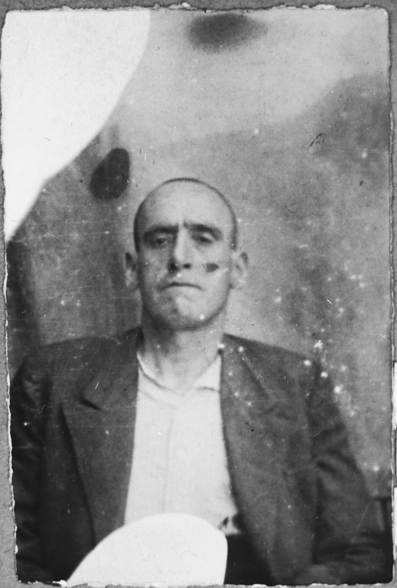 Portrait of Yosef Assael.  He lived at Karagoryeva 50 in Bitola.