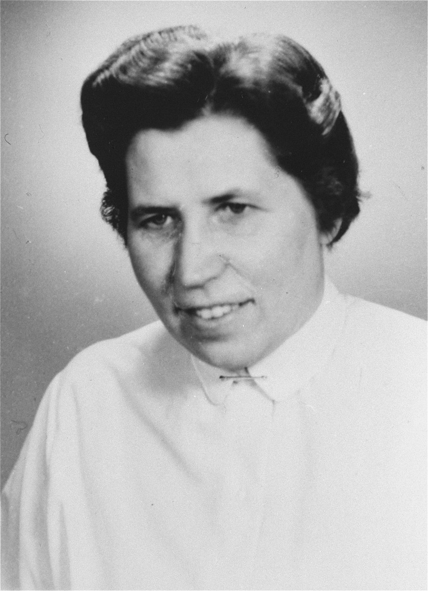 Waltraud Kusserow, a Jehovah's Witness who was arrested several times for refusing to give the "Hitler Greeting".  

Kusserow was imprisoned in Paderborn, and Essen, and then was transferred to Oberems/Guetersloh. Altogether, she spent two and one half years in prison and was released in May 1944.