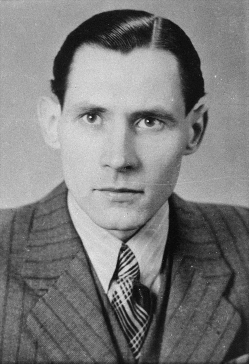 Karl-Heinz Kusserow, a Jehovah's Witness who was arrested by the Gestapo in July 1940 and imprisoned in Sachsenhausen and Dachau until his release in June 1945.  Kusserow died in October 1946 as a result of ill-treatment during his incarceration.