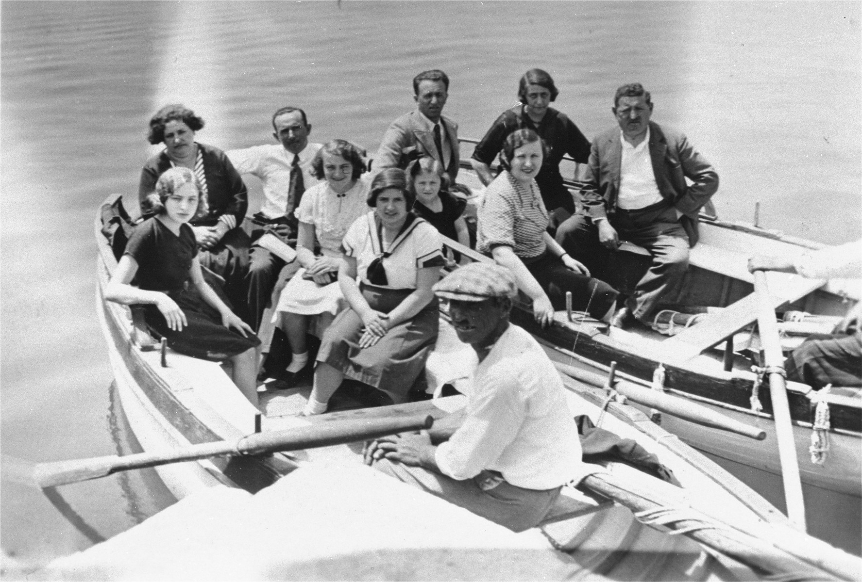 Members of the Klein/Kupferman family take a boat ride in Crikvenica, Croatia.