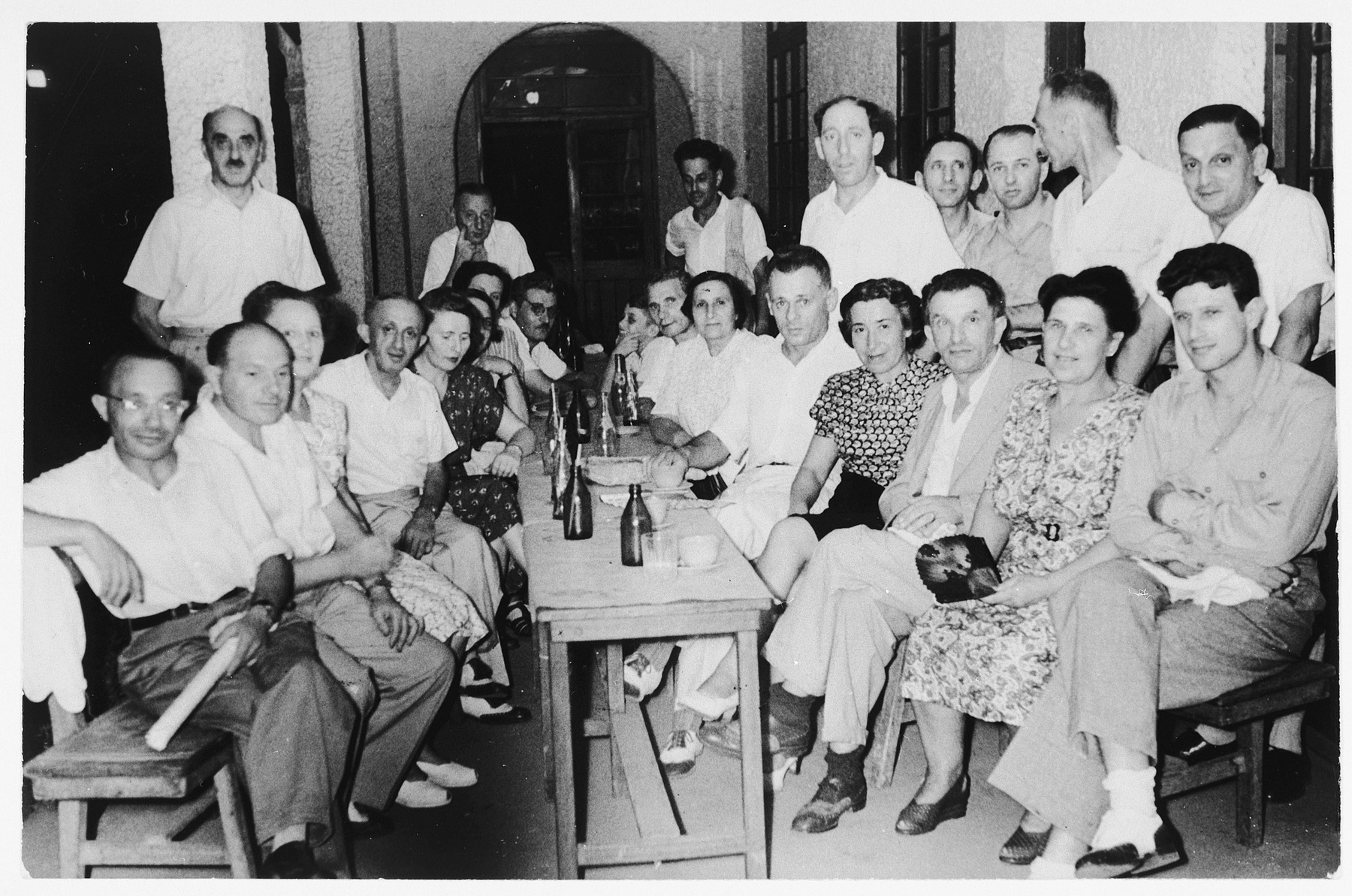 Meeting of the Guild of Craftsmen in Shanghai.

Pictured sitting on the right are Alfred, Ana and Rudolf Brosan.