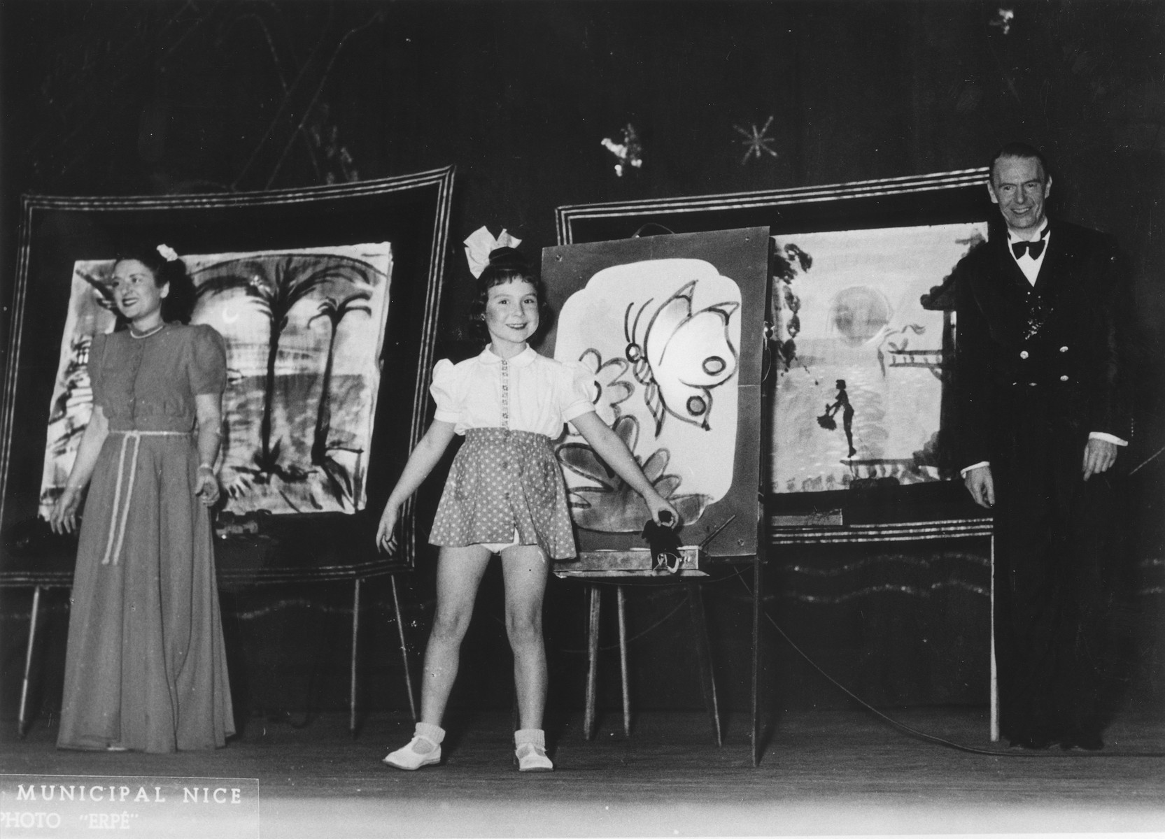 The Ruthling family performs a cabaret act while on tour in Nice.