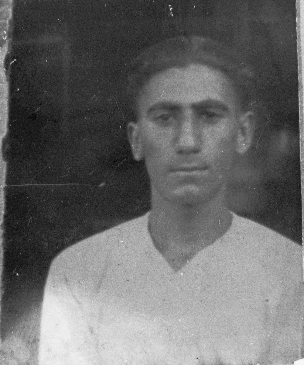 Portrait of Moshe Aroesti.