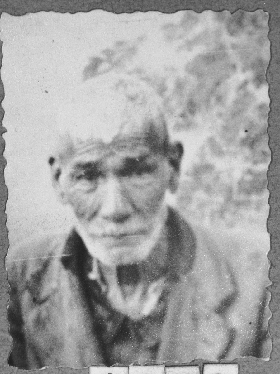 Portrait of Yakov Hasson.  He lived at Davidova 4-5 in Bitola.
