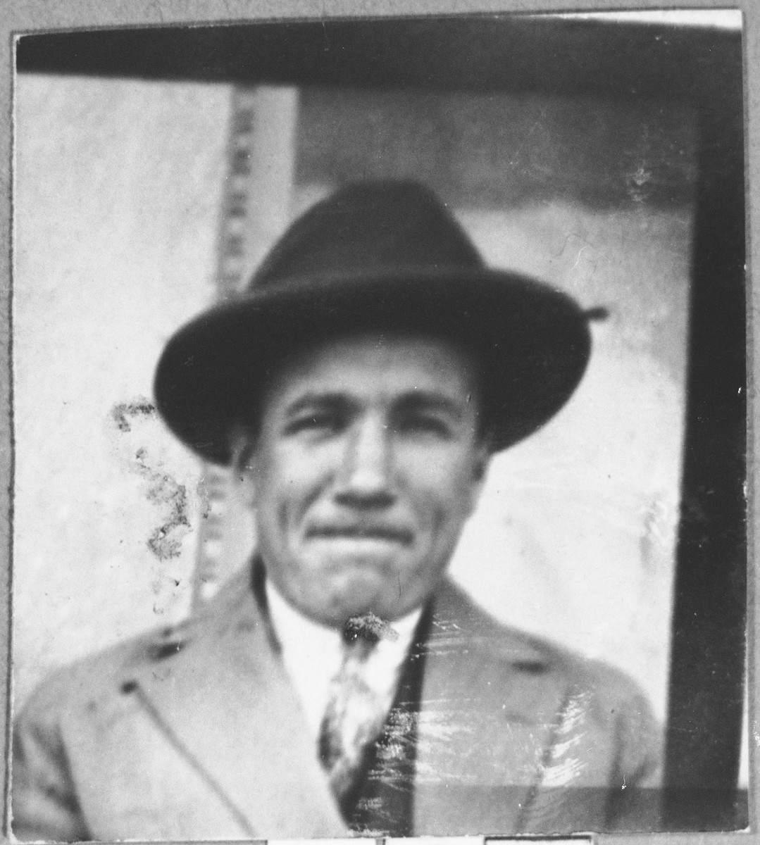Portrait of Nissim Kalderon.  He was a grain dealer.  He lived on Asadbegova in Bitola.