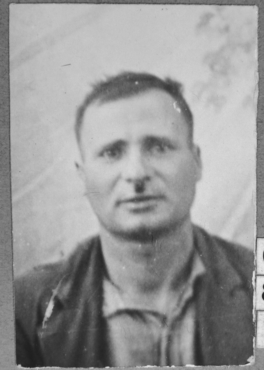 Portrait of Mordechai Massot.  He was a rag dealer.