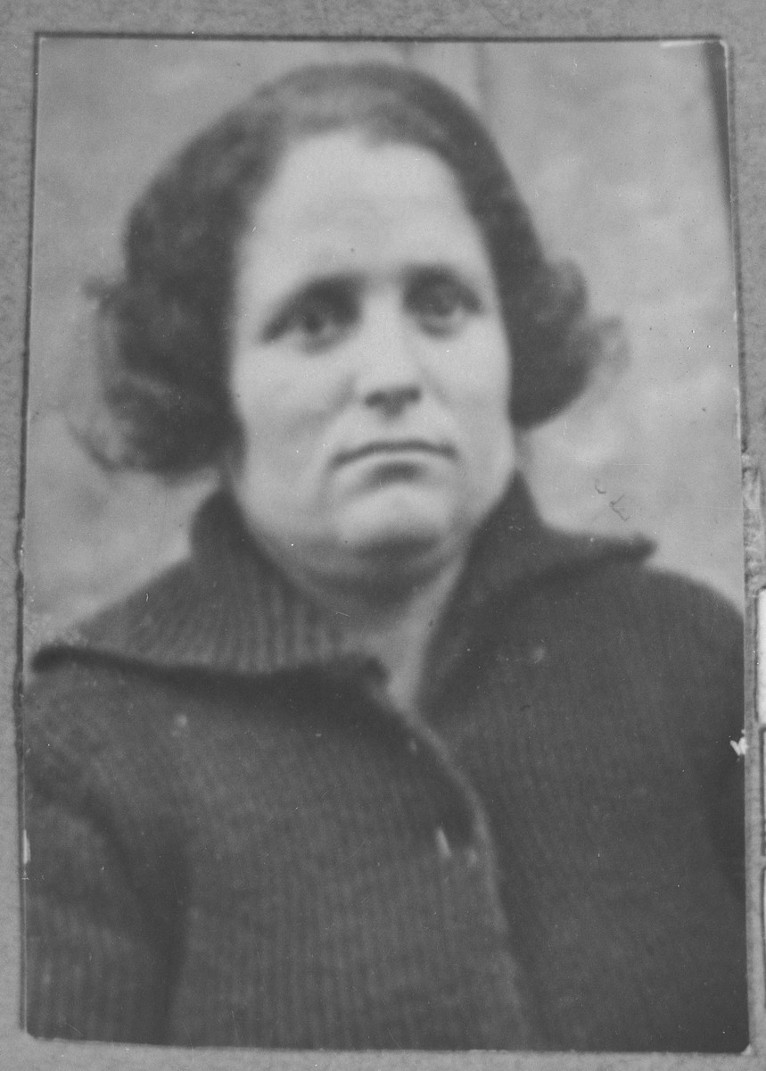 Portrait of Klara Pesso (from Skopje).