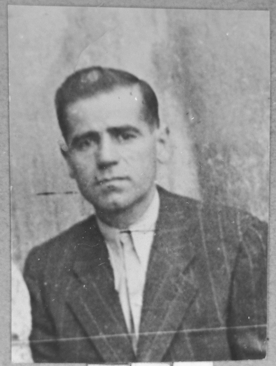 Portrait of Isak Pardo, son of Solomon Pardo.  He was a merchant.  He lived at Zvornitska 10 in Bitola.