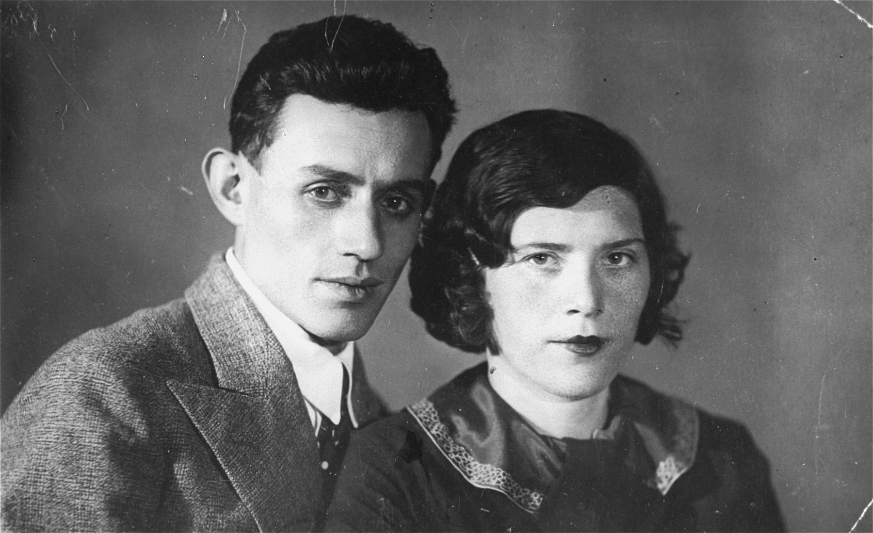 Klara Halef-Miropolsky and her husband Joseph.  They were Feiga Miropolsky's sister and brother in-law and were both killed at Babi Yar.