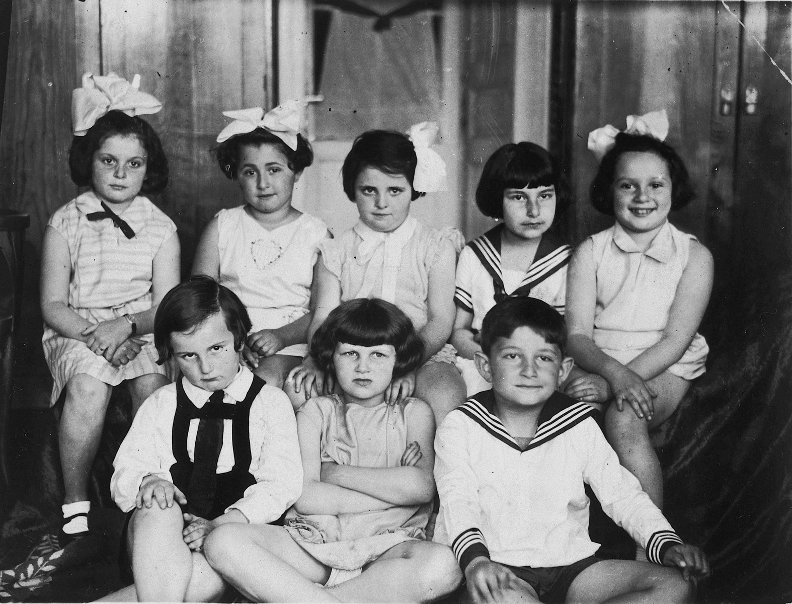 Sophie Kimelman poses for a group portrait with her closest friends.

Sophie is pictured in the top row, center.