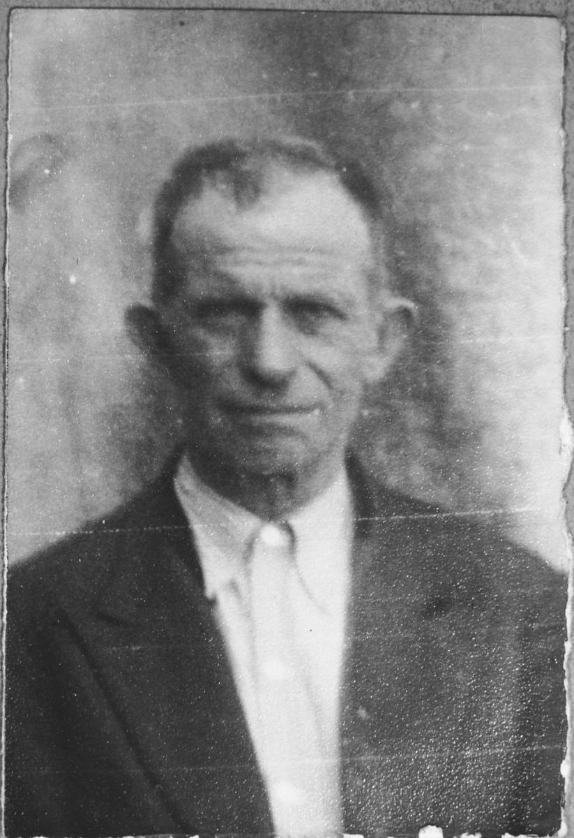 Portrait of Shabetai Kamchi.  He lived at Ferizovatska 17 in Bitola.