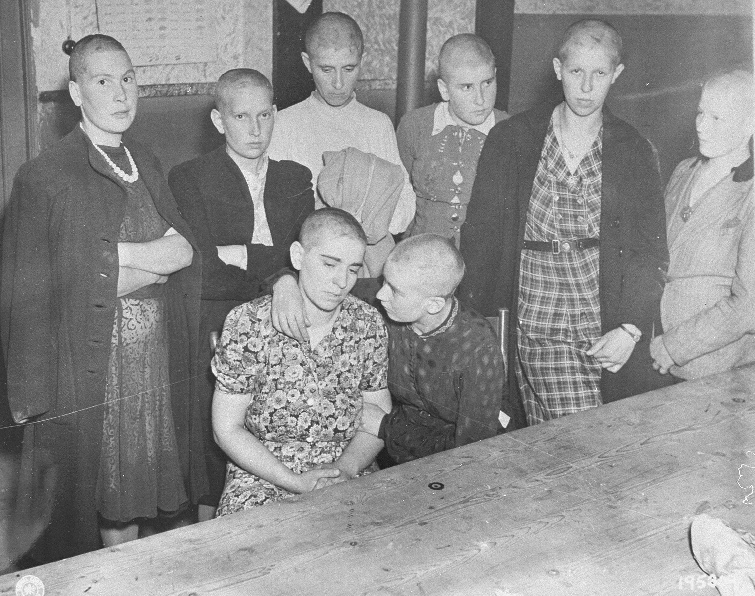heads in the shaved holocaust Woman