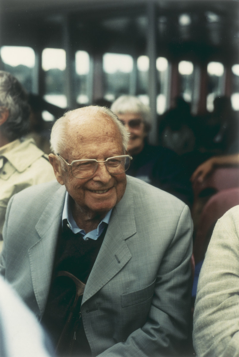 Gerhart Riegner at his 90th birthday