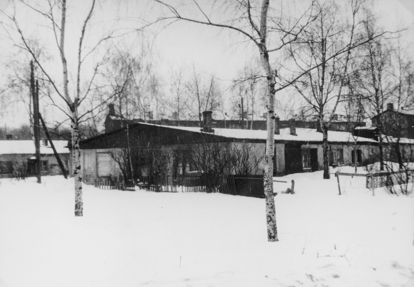 View of the former Kaiserwald concentration camp.