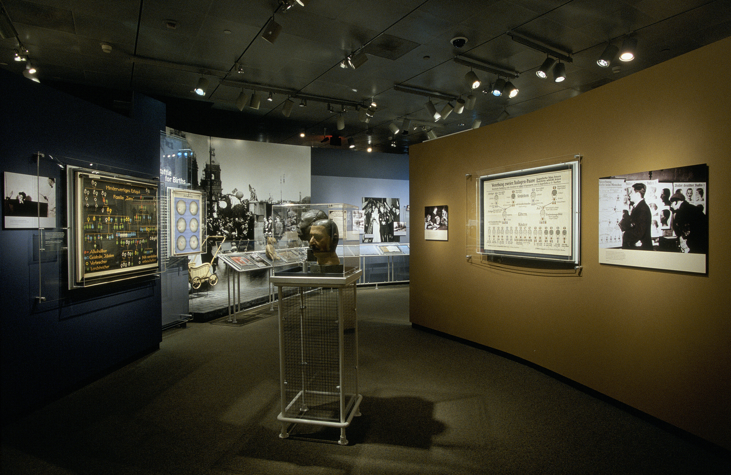 One segment from the special exhibition, "Deadly Medicine: Creating the Master Race," U.S. Holocaust Memorial Museum, which opened on April 22, 2004.