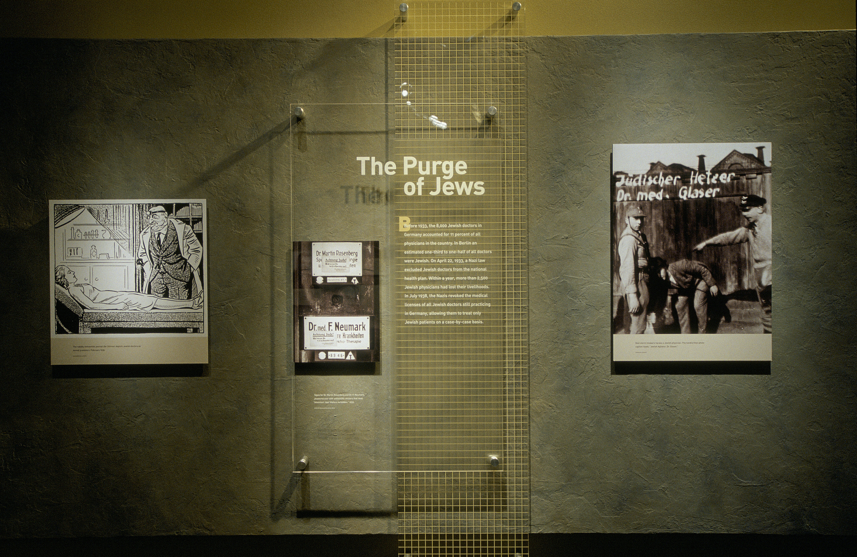 One segment from the special exhibition, "Deadly Medicine: Creating the Master Race," U.S. Holocaust Memorial Museum, which opened on  April 22, 2004.