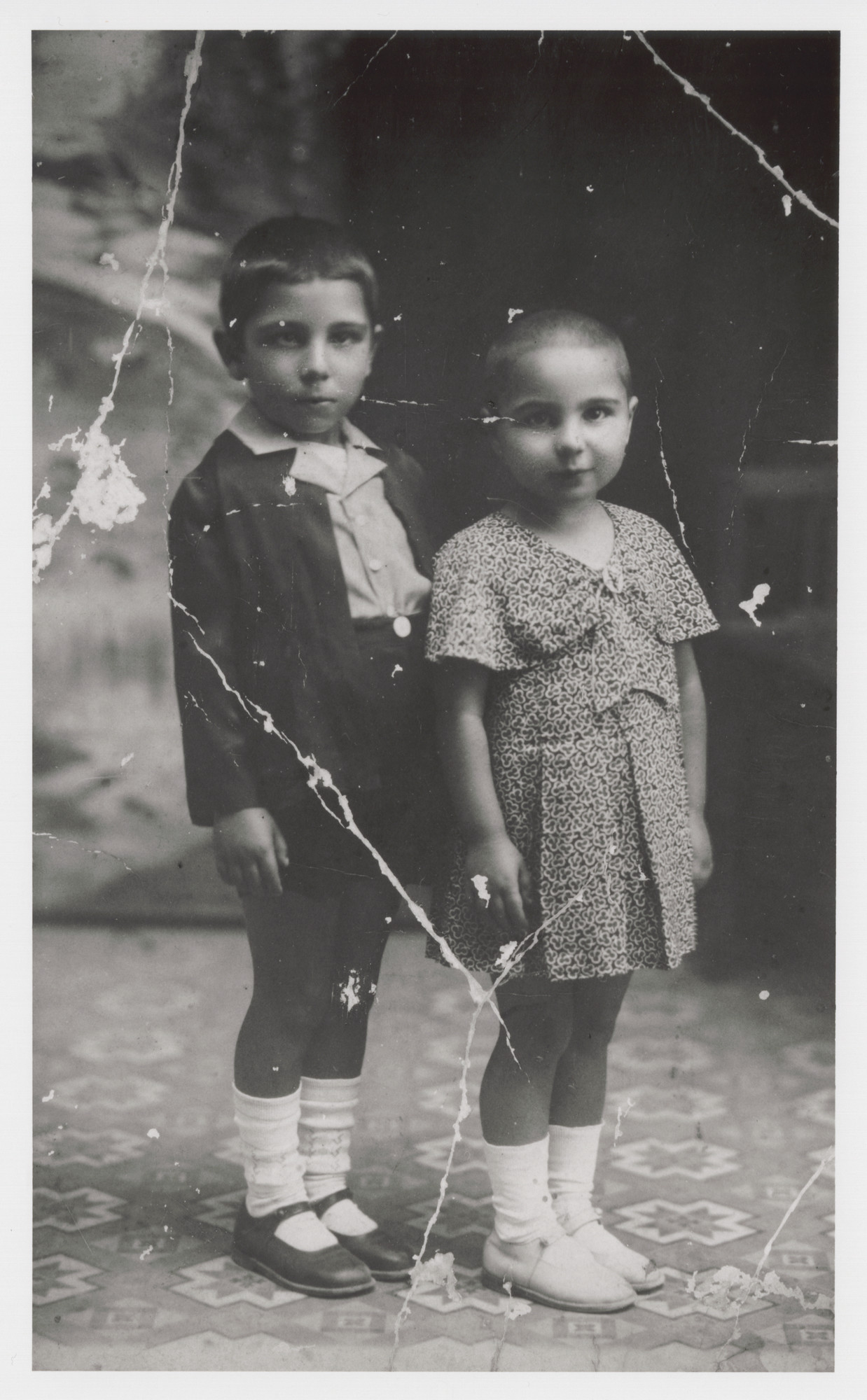 Portrait of Alberto and Stella Levy.