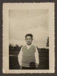 Portrait of Erich Rosendahl at age fifteen.