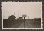 View of the road leading to the Westerbork transit camp.