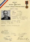 Card attesting to Yaakov (Jean/Jankl) Ridnik having spent time as a prisoner of war.