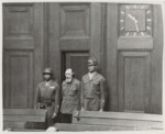 Defendant Paul Blobel is sentenced to death by hanging at the Einsatzgruppen Trial.