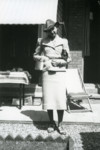 Marianne (Jannie) Drukker stands for a photograph, shortly before the start of the war.