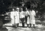 Group portrait of members of the Army Medical Corps in Yugoslavia.